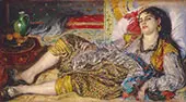 Odalisque 1870 By Pierre Auguste Renoir