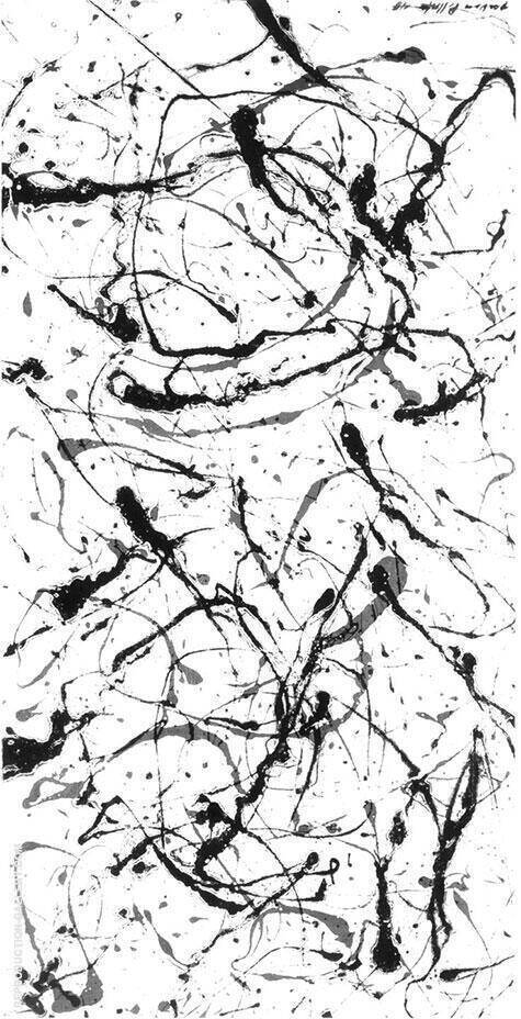 Number IIA by Jackson Pollock (Inspired By) | Oil Painting Reproduction
