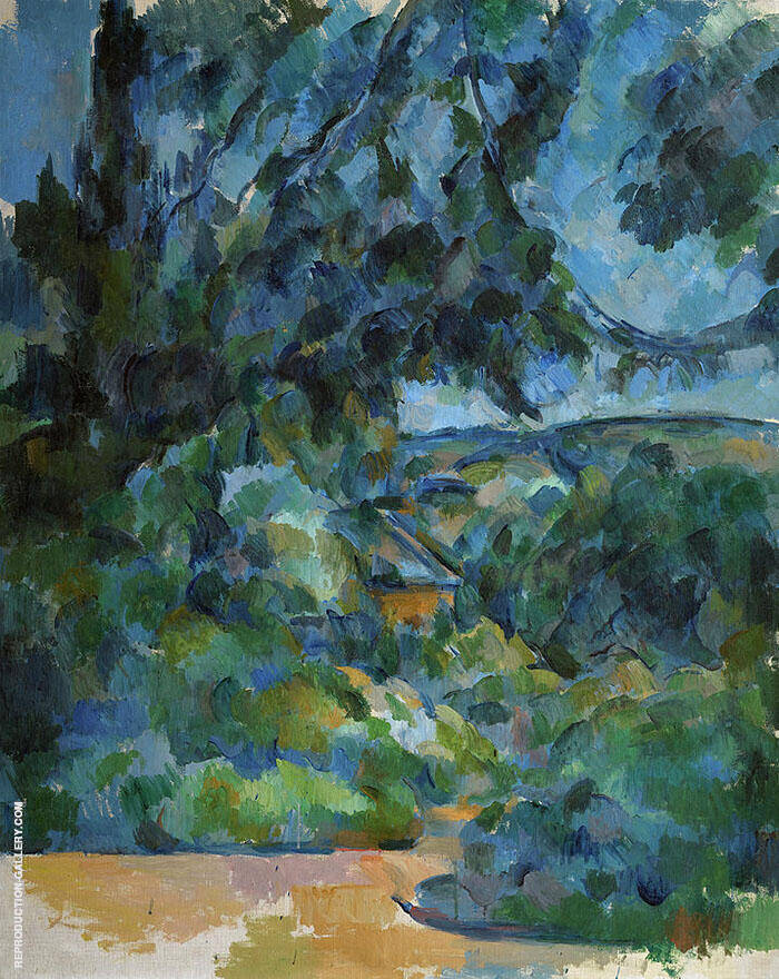 Blue Landscape 1904 by Paul Cezanne | Oil Painting Reproduction