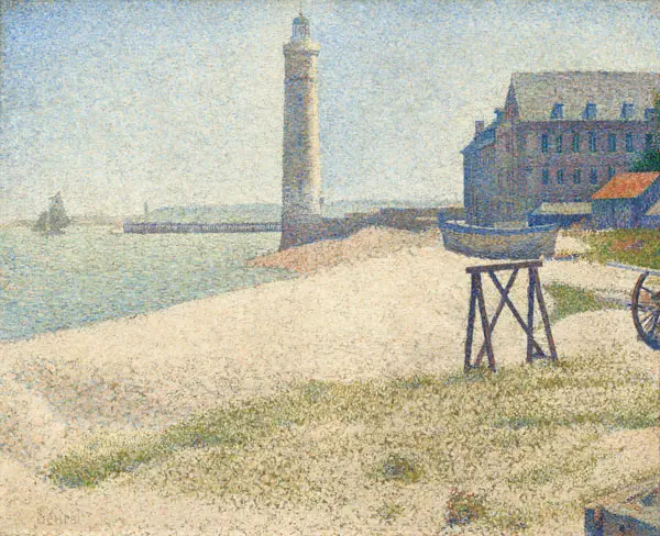 The Lighthouse at Honfleur 1886 By Georges Seurat