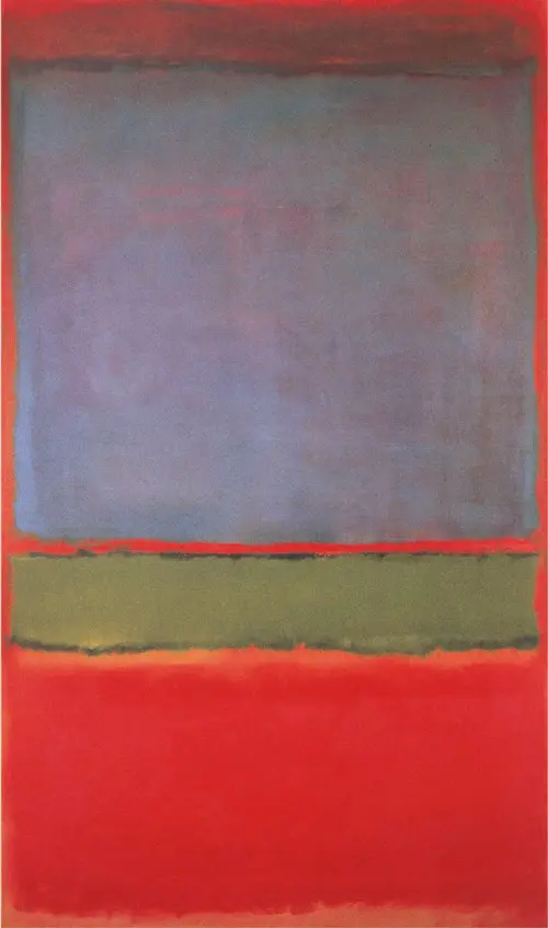 No 6 Violet Green and Red 1951 By Mark Rothko (Inspired By)