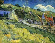 A Group of Cottages 1890 By Vincent van Gogh