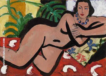Nude with Blue Eyes By Henri Matisse