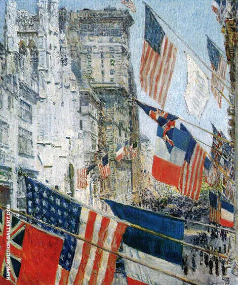 Allies Day 1917 By Childe Hassam
