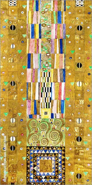 Stoclet Frieze Patterns By Gustav Klimt