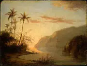 A Creek in St. Thomas Virgin Islands 1856 By Camille Pissarro