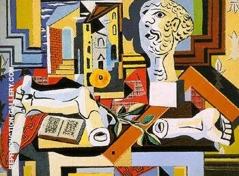 Studio with Plaster Head 1925 By Pablo Picasso