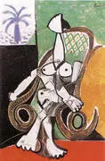 Nude in a Rocking Armchair 1956 By Pablo Picasso