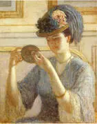 Reflections c 1908 By Frederick Carl Frieseke