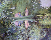 Gray Day on the River 1909 By Frederick Carl Frieseke