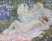 Summer 1914 By Frederick Carl Frieseke