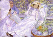 The House of Tea 1914 By Frederick Carl Frieseke