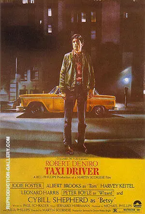 TAXI DRIVER MARTIN SCORSESE 1976 By Classic-Movie-Posters