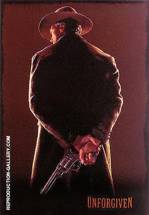 UNFORGIVEN CLINT EASTWOOD 1992 By Classic-Movie-Posters