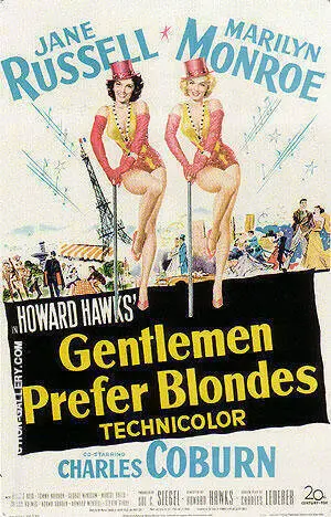GENTLEMEN PREFER BLONDES HOWARD HAWKS By Classic-Movie-Posters
