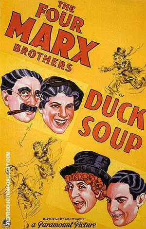 DUCK SOUP 1933 By Classic-Movie-Posters