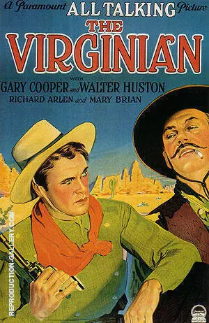 THE VIRGINIAN 1929 By Classic-Movie-Posters