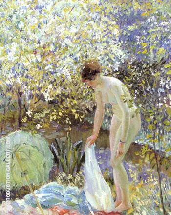 Cherry Blossoms c 1913 By Frederick Carl Frieseke