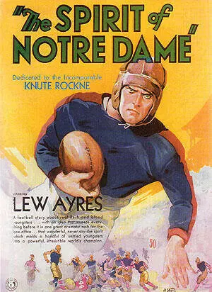 THE SPIRIT OF NOTRE DAME, 1931 By Sporting-Movie-Posters