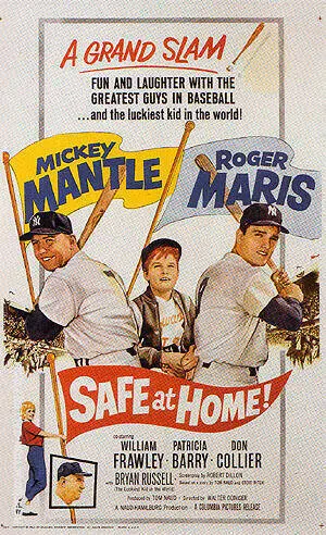SAFE AT HOME!, 1962 By Sporting-Movie-Posters