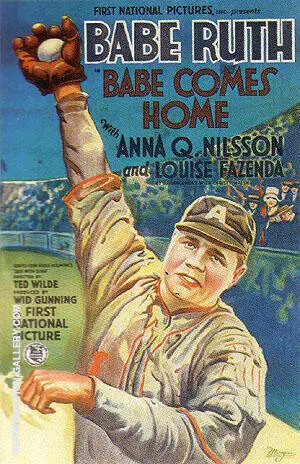 BABE COMES HOME, 1927 By Sporting-Movie-Posters