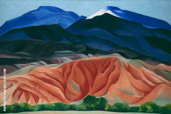 Black Mesa Landscape New Mexico 1930 By Georgia O'Keeffe