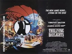 The Living Daylights 1987 By James-Bond-007-Posters