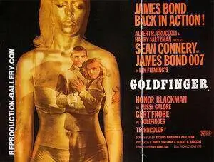 Goldfinger, 1964 By James-Bond-007-Posters