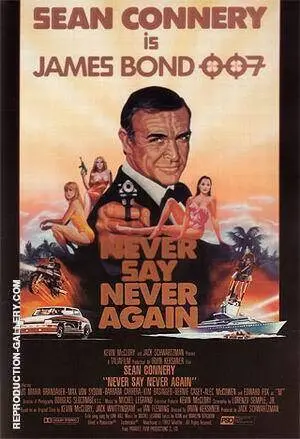 Never Say Never Again II By James-Bond-007-Posters