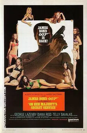 On Her Majesty's Secret Service By James-Bond-007-Posters