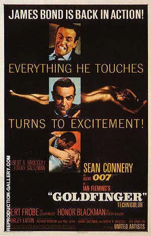 Goldfinger II By James-Bond-007-Posters
