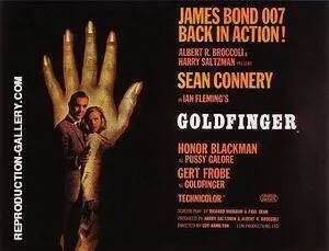 Goldfinger I By James-Bond-007-Posters
