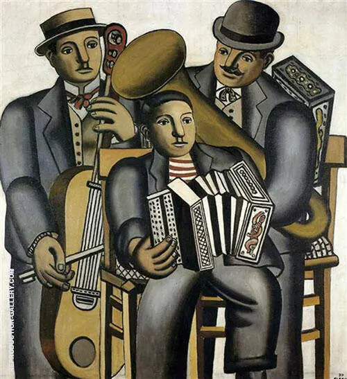 Three Musicians 1930 By Fernand Leger