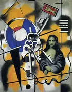 Mona Lisa with Keys 1930 By Fernand Leger
