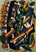 The Tree in the Ladder 1943 By Fernand Leger