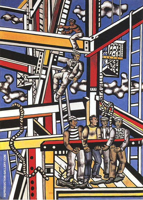 The Constructors 1950 by Fernand Leger | Oil Painting Reproduction