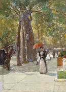 5th Avenue at Washington Square 1891 By Childe Hassam