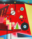 Schweres Rot Heavy Red By Wassily Kandinsky
