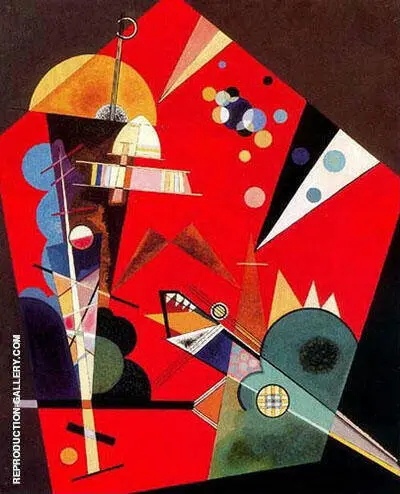 Tension in Red 1926 By Wassily Kandinsky