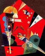 Tension in Red 1926 By Wassily Kandinsky