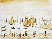 Yachts 1959 By L-S-Lowry