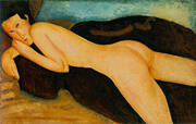 Nu Couche De Dos 1917 By Amedeo Modigliani