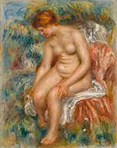 Bather Drying Her Legs 1895 By Pierre Auguste Renoir