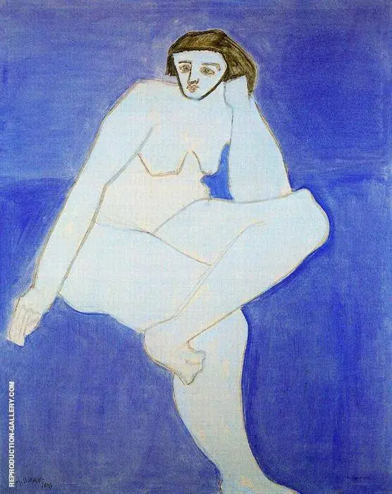 White Nude By Milton Avery