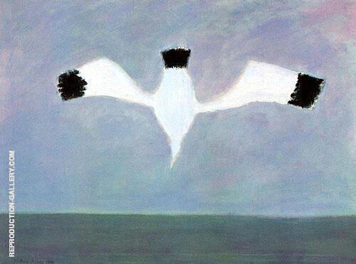 Plunging Gull by Milton Avery | Oil Painting Reproduction