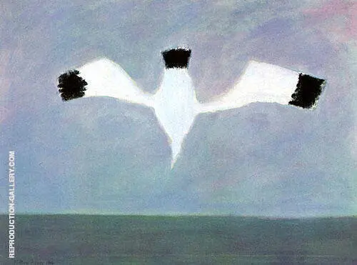 Plunging Gull By Milton Avery