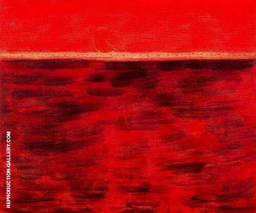 Tangerine Moon and Wine Dark Sea By Milton Avery