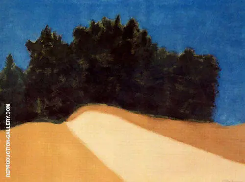 Dark Forest By Milton Avery