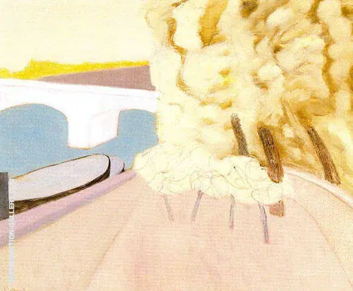 The Seine By Milton Avery