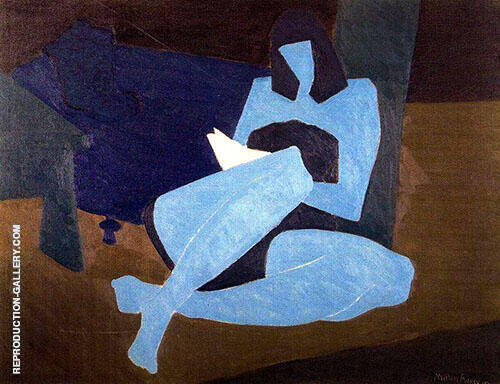 Summer Reader by Milton Avery | Oil Painting Reproduction